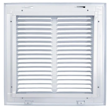 Truaire 10x10 190RF Stamped / Removable Face Return Air Filter Grille back View
