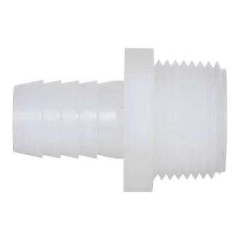 Diversitech MALE Adapter 5/8 x 3/4 (BarB x MIPT) Fitting For Mini Split Drain LINE 701-014 2/PK side view