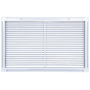 Truaire 30x18 A290 Aluminum Bar Type Return Air Filter Grille Back View