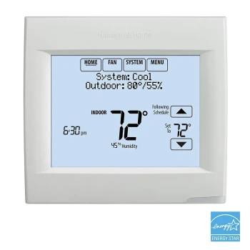 Honeywell Home Honeywell YTH8321WF1036 Fresh Air Ventilation kit with Wi-Fi VisionPRO 8000 and 6 inch TrueZONE Damper
