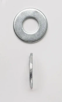 Peco Fasteners & Electrical Products Flat 1/4" Washers ZINC 3/4" O.D. (100 COUNT JAR) 14FWUSSZJ