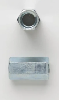 Peco Fasteners & Electrical Products Rod Coupling Nuts 1/4"-20 ZINC (100 COUNT JAR) 14RCZJ
