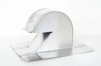 The Metal Shop Shingle/Flat Roof Vent 4 Inch Aluminum with Screen ARV-4