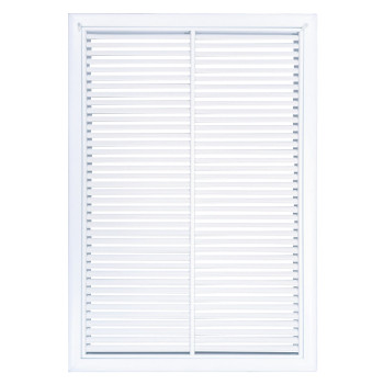 AirGuide RF-2FS 20x30 Return Air Filter Grille WHITE Screw Holes IN NECK of Unit NO Screw Holes in Face! Front