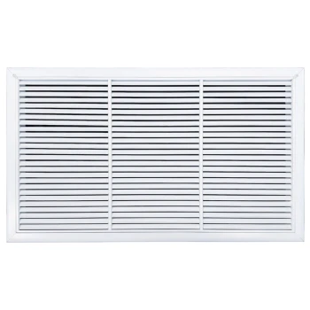 AirGuide RF-2FS 36x20 Return Air Filter Grille WHITE Screw Holes IN NECK of Unit NO Holes in Face! Front view