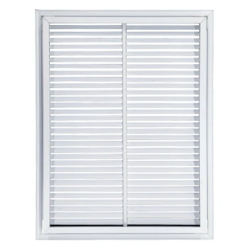 AirGuide RF-2FS 18x24 Return Air Filter Grille WHITE Screw Holes IN NECK of Unit NO Screw Holes in Face! back view