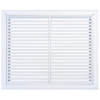 AirGuide RF-2FS 20x16 Return Air Filter Grille WHITE Screw Holes IN NECK of Unit NO Screw Holes in Face!. Front