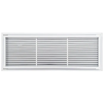 AirGuide RF-2FS 36x12 Return Air Filter Grille WHITE Screw Holes IN NECK of Unit NO Screw Holes in Face rear View