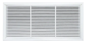 AirGuide RF-2FS 36x16 Return Air Filter Grille WHITE Screw Holes IN NECK of Unit NO Screw Holes in Face Front