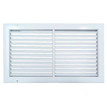 AirGuide RA 18x10 Return Air Grille WHITE Front View