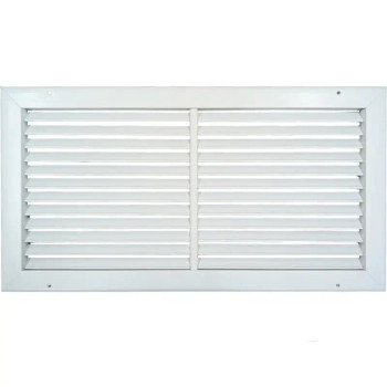 AirGuide RA 20x10 Return Air Grille WHITE Front View