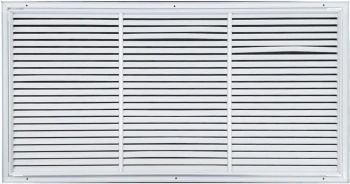 AirGuide RA 36x18 Return Air Grille WHITE back View