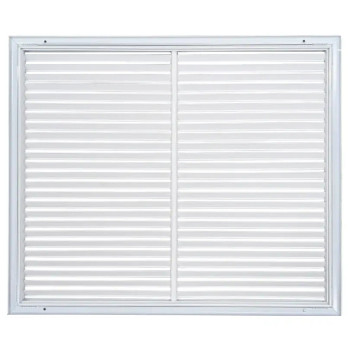 AirGuide RA 24x20 Return Air Grille WHITE back View