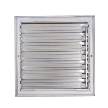 AirGuide Manufacturing, LLC AirGuide CBML-4ME 06x06 4-Way Curved Blade Ceiling Register WHITE