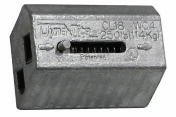 Duro Dyne Corp. 31116 CL18/KL150-WC4 Cable Lock for Use with WC4 Wire 10/PK