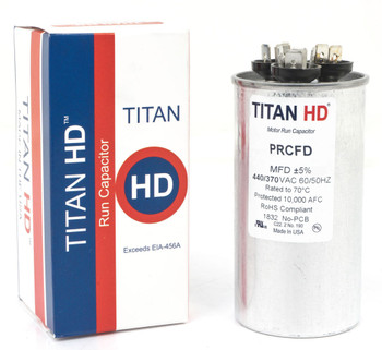 Titan HD Titan HD Capacitor 45+10 MFD 440V Round (PRCFD4510A)