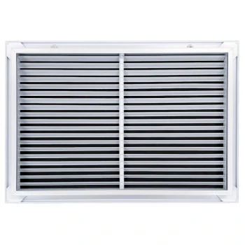 Truaire A290 24x16 WHITE Aluminum Bar Type Return Filter Grille back View
