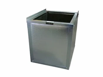 The Metal Shop Duct Board R6 Insulated Return Air Stand 18.5"W x 22"D - 20"H 500-317