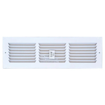 Truaire 170 16x04 Stamped Face Grille WHITE Front View