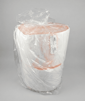 Glasfloss Industries Orange/WHITE 25"x90'x1"(TACKIFIED) Media Polyfloss MERV 8 PBR25P10T