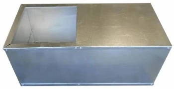 The Metal Shop Coffin Box 46"L X 24"W - 19"H 003-508 W/Internal Support Brace