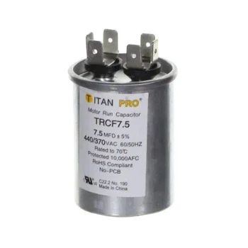Titan PRO TRCF7.5 7.5 Mfd 440/370V Round front