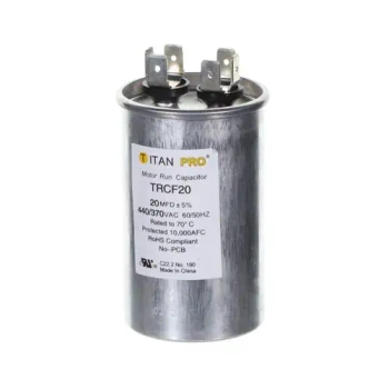 Titan PRO TRCF20 20 Mfd 440/370V Round front