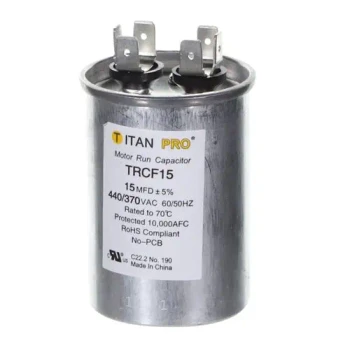 Titan PRO TRCF15 15 Mfd 440/370V Round front