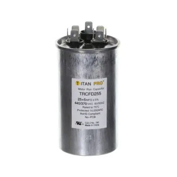 Titan PRO TRCFD255 25 5 Mfd 440/370V Round front