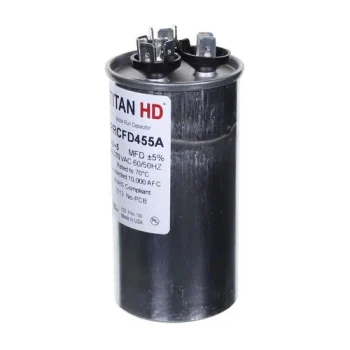 Titan HD Titan HD Capacitor 45 5 Mfd 440V Round (PRCFD455A) side