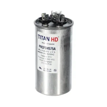 Titan HD Titan HD Capacitor 45 7.5 Mfd 440V Round (PRCFD4575A) front
