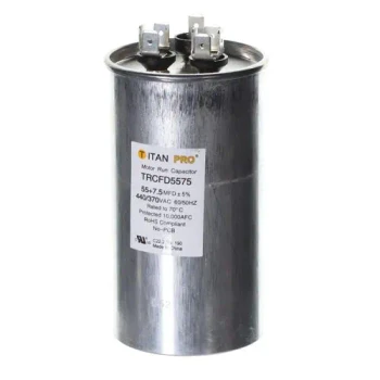 Titan PRO TRCFD5575 55 7.5 Mfd 440/370V Round front