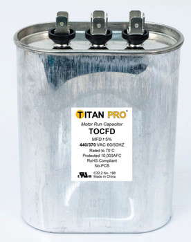 Titan PRO TOCFD405 40 5 Mfd 440/370V Oval