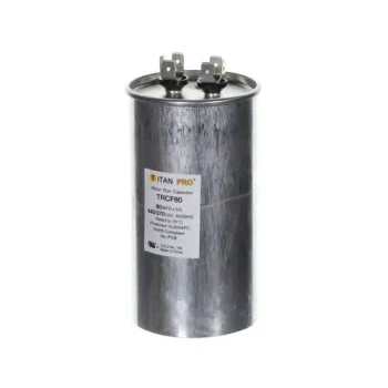 Titan PRO TRCF80 80 Mfd 440/370V Round Capacitor front