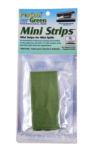 Nu-Calgon 61044 ClenAir Purcool Green Strips Mini Strip Treats Up