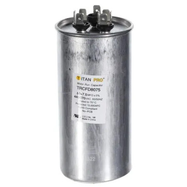 TRCFD8075 80 7.5 Mfd 440/370V Round Capacitor