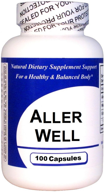 AllerWell - Healthy Support for: Seasonal Allergies, Animal Dander, Dust Mites, Environmental Allergy, Hives/Urticaria, Pollen, Hayfever or Allergic Rhinitis*  AllerWell - Healthy Support for: Seasonal Allergies, Animal Dander, Dust Mites, Environmental Allergy, Hives/Urticaria, Pollen, Hayfever or Allergic Rhinitis*