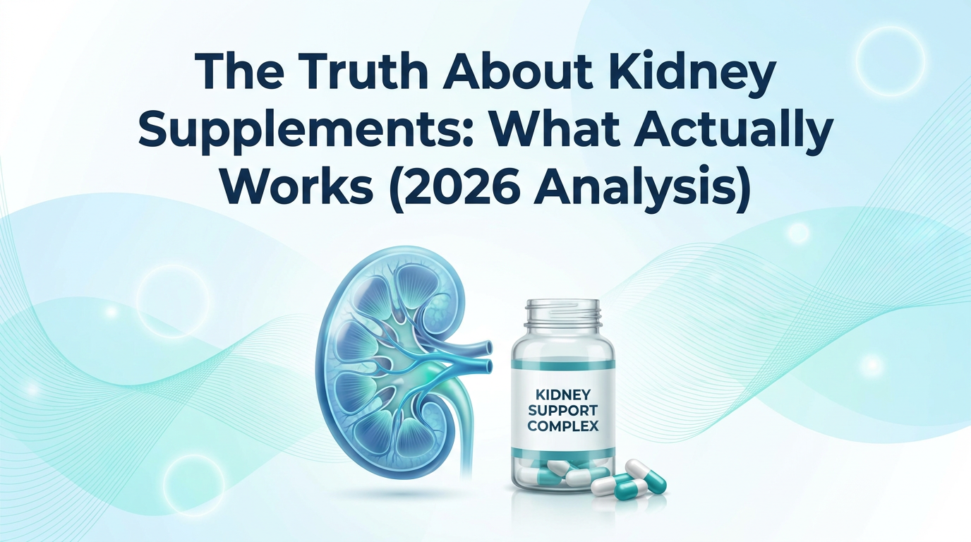 The Truth About Kidney Supplements: What Actually Works (2026 Analysis)
