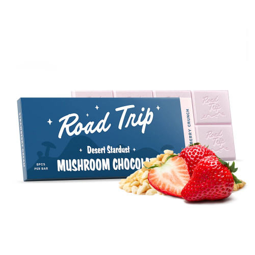 Mushroom Strawberry Crunch Bar Road Trip