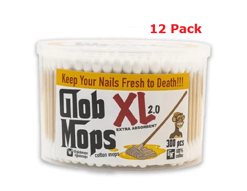 Dozen Pack of Glob Mop Dab Rig Swab Cleaners