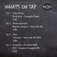 ​Now pouring on Growlers @ Beer Cartel HQ 