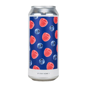 Evil Twin Brewing ET Stay Home 1: Blueberry, Raspberry Sour IPA 473ml Can