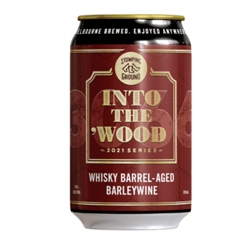 Stomping Ground Into The Wood Whiskey Barrel Aged Barleywine 2021 355ml Can