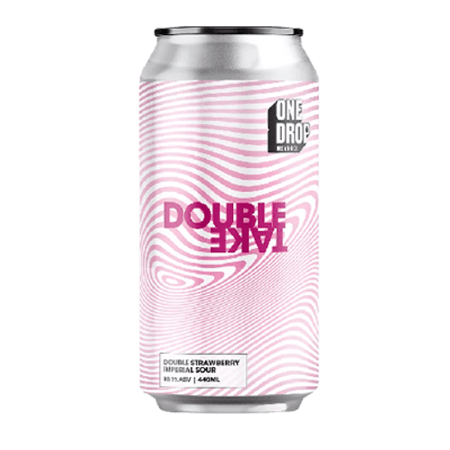 One Drop Strawberry Doubletake Double Fruited Imperial Sour Ale 440ml Can