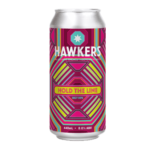 Hawkers Hold The Line Hazy DIPA 440ml Can