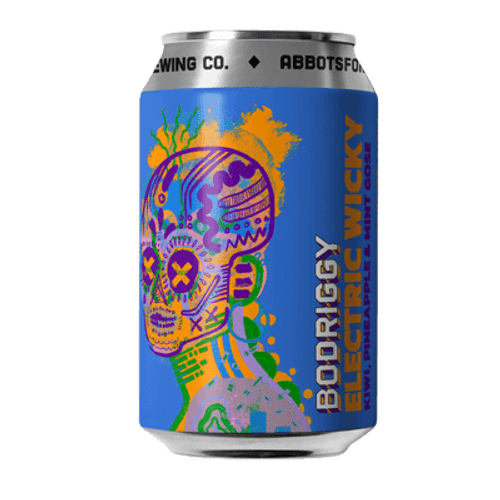 Bodriggy Electric Wicky Kiwi, Pineapple and Mint Sour 355ml Can
