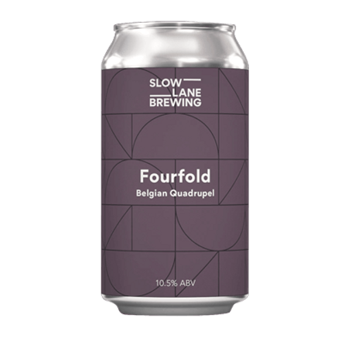 Slow Lane Fourfold Belgian Quadrupel 375ml Can