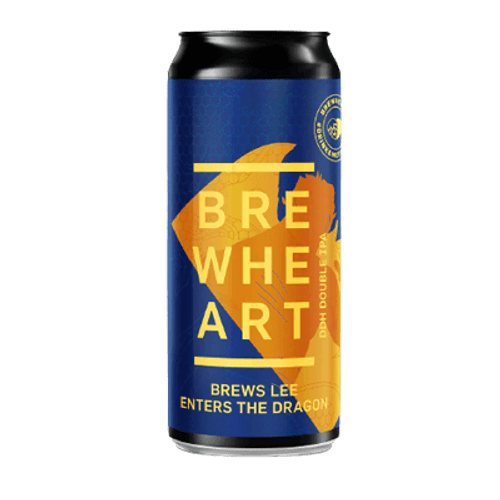 Brewheart Brews Lee Enters The Dragon DDH Double IPA 440ml Can