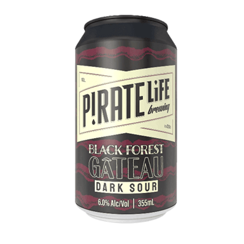 Pirate Life Black Forest Gateau Dark Sour 355ml Can