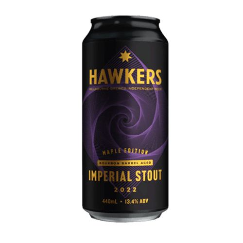 Hawkers Bourbon Barrel Aged Imperial Stout 2022 Maple Edition 440ml Can